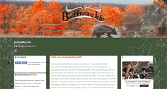 Desktop Screenshot of bowhuntinginfo.com